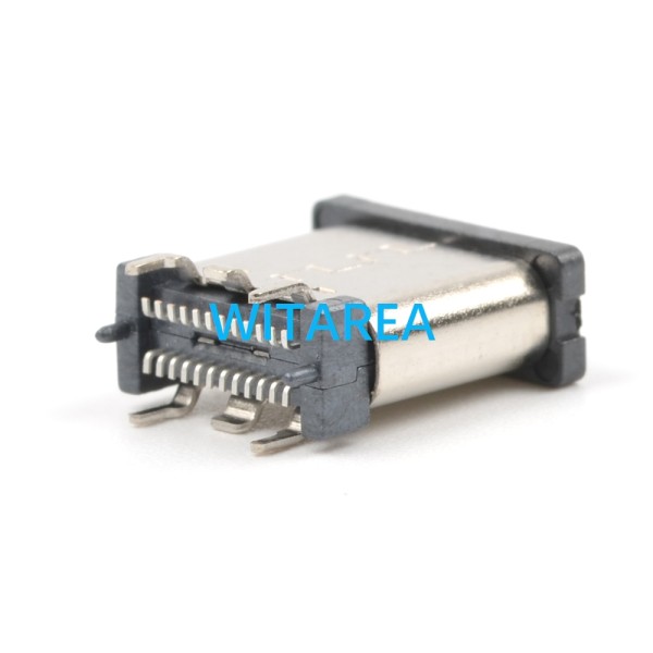 USB C Receptacle 24pin Type C Socket  Vertical Mount SMT Female Connector,Height=8.8mm
